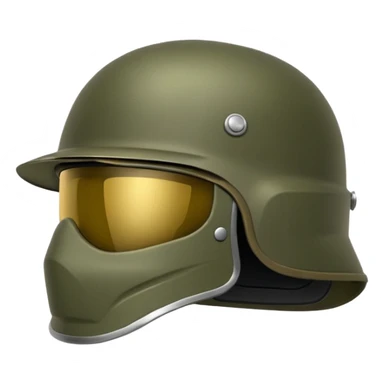 military simple helmet sticker