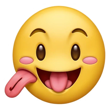 emoji with tongue sticking out  sticker
