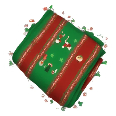 Christmas blanket  sticker