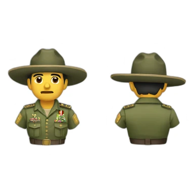 Soldado mexicano táctico  sticker