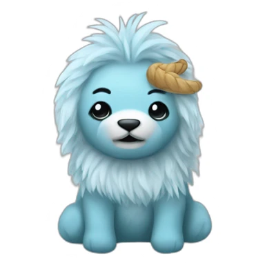 un peluche marvado sticker