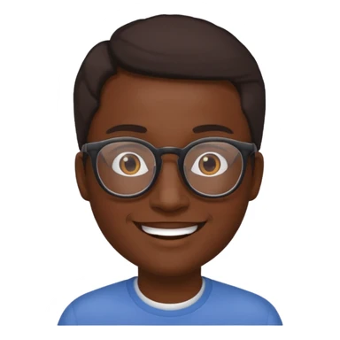 Cordero con lentes sticker