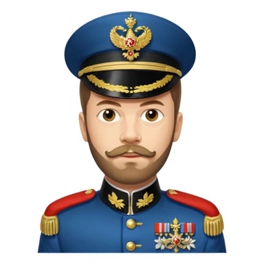 Nicholas II, Russian tsar,  sticker