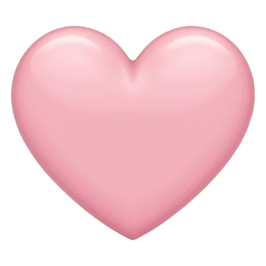 Pastel pink heart sticker