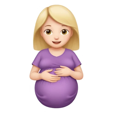 pregnant baby sticker