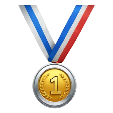 1st place medal sticker