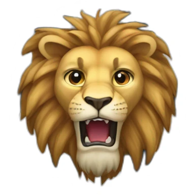 arms lion head inside a Star of David sticker