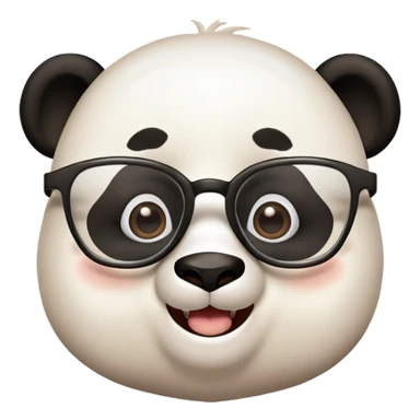 happy panda teacher sticker