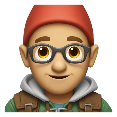 cute gnome sticker
