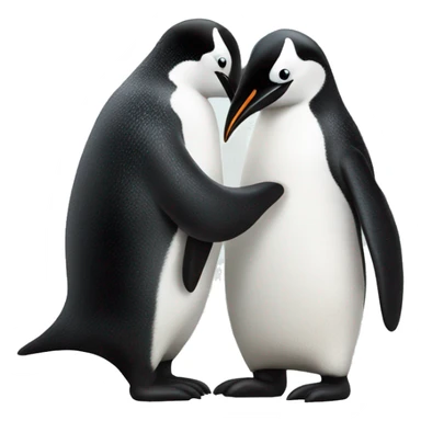 Pingüino mandando un kisss sticker