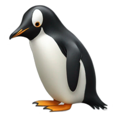 lovely penguen  sticker