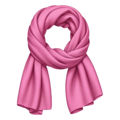 pink scarf  sticker