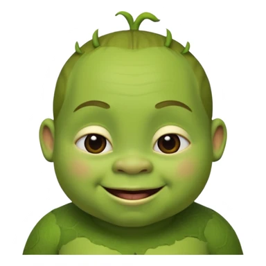baby shrek sticker