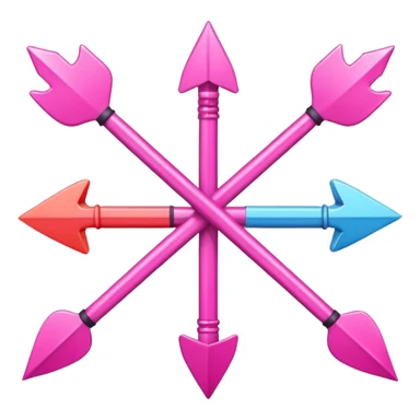 me harías el emoji "Arrows Shuffle" con el codigo de color #FDD2EF?   sticker