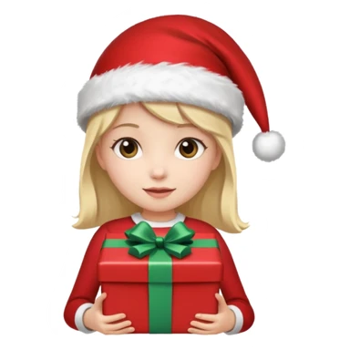 Christmas Girl sticker