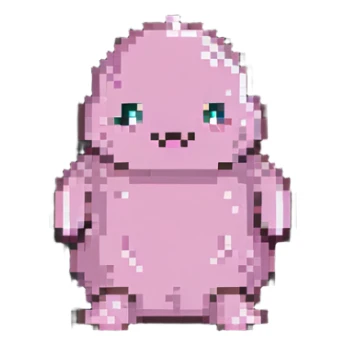 pink poo sticker