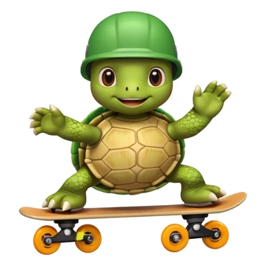 Turtle Skating sticker