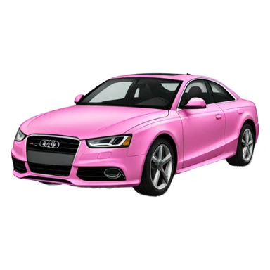 Audi pink sticker