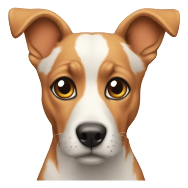 Perro naranja  sticker