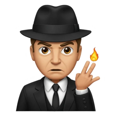 mafia leader angry sticker