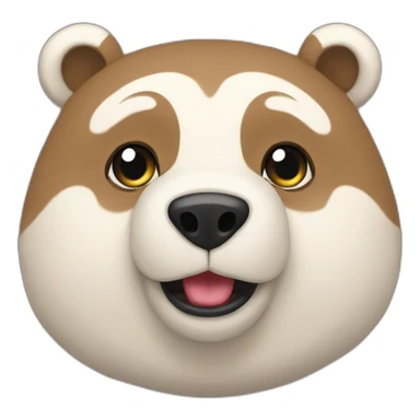 oso perezoso brumoso sticker