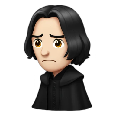 displeased severus snape sticker