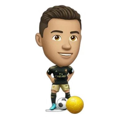 Ronaldo ballon d'or sticker