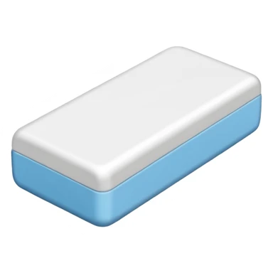 a white eraser sticker