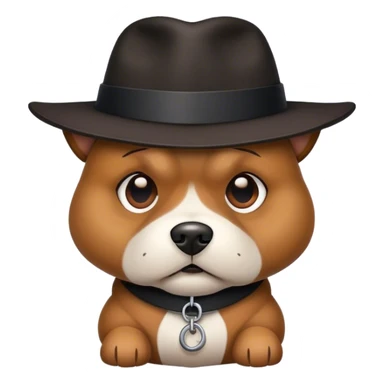 Gangster dog. sticker