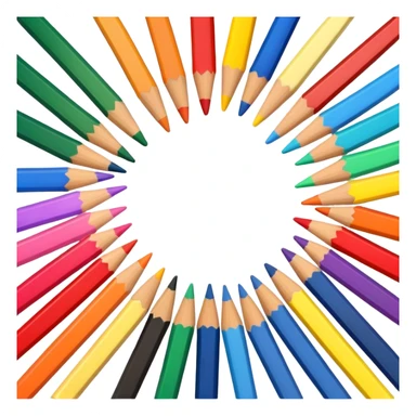 COLOR PENCILS sticker