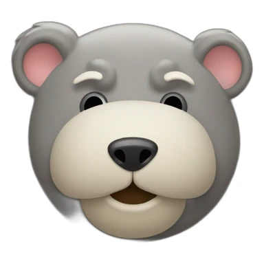 Ours qui fume sticker