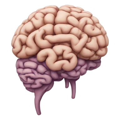 Layered Brain sticker