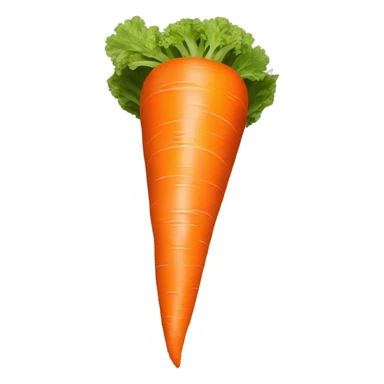Carrot with a maga hat sticker