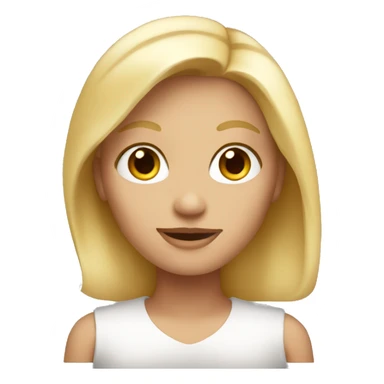 Blonde sticker