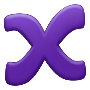 Dark purple check mark sticker