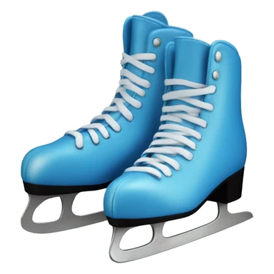 Ice skate blue sticker