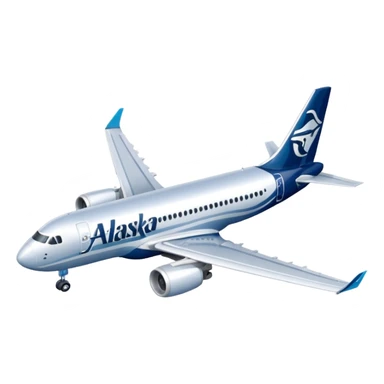 A320 Alaska air sticker