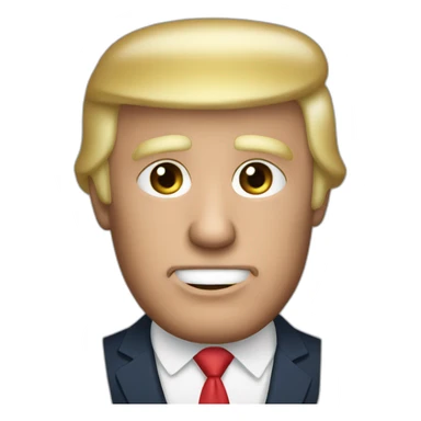 trump hold the number 50 sticker