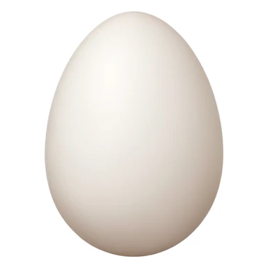 one white egg sticker