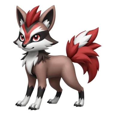 Meloetta-Obstagoon-Lycanroc-Pokémon-Fakémon-fusion-hybrid-creature sticker