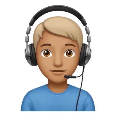 headphone wearer
 sticker