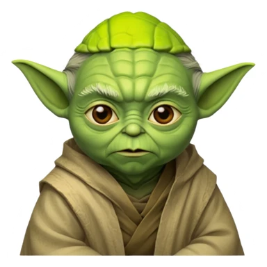 master yoda minimalist sticker