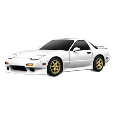 1987 white rx7 sticker