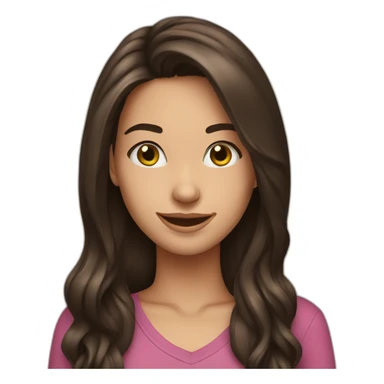 brunette-teen-happy sticker