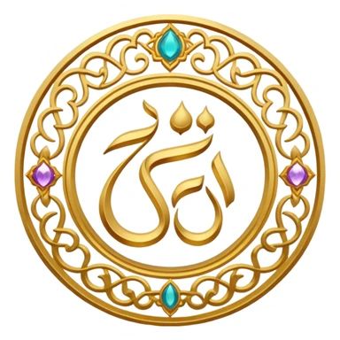 Allah Witten in Arabic sticker