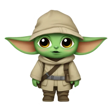baby yoda backpacking sticker