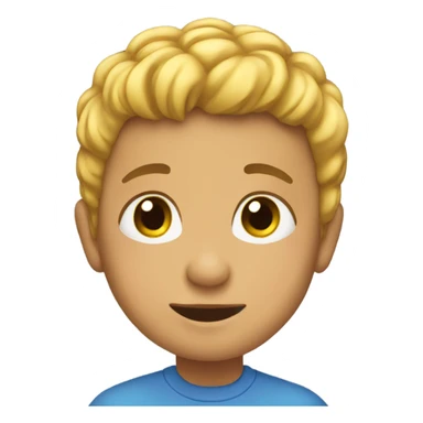 Una niño con cohetes sticker