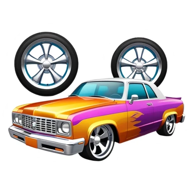 Low rider sticker