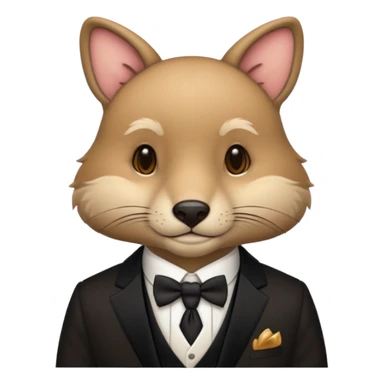 Animal in Formal Attire sticker