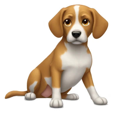 just a chill guy dog sticker